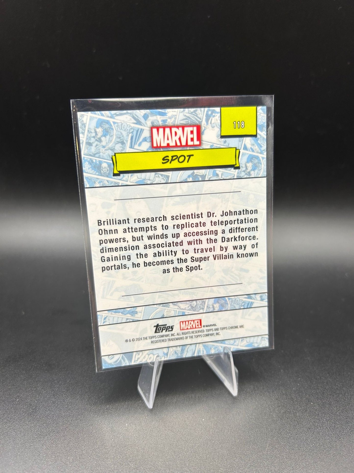 2024 Topps Chrome Marvel Spot Sapphire Base