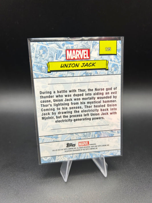 2024 Topps Chrome Marvel Union Jack Sapphire Base
