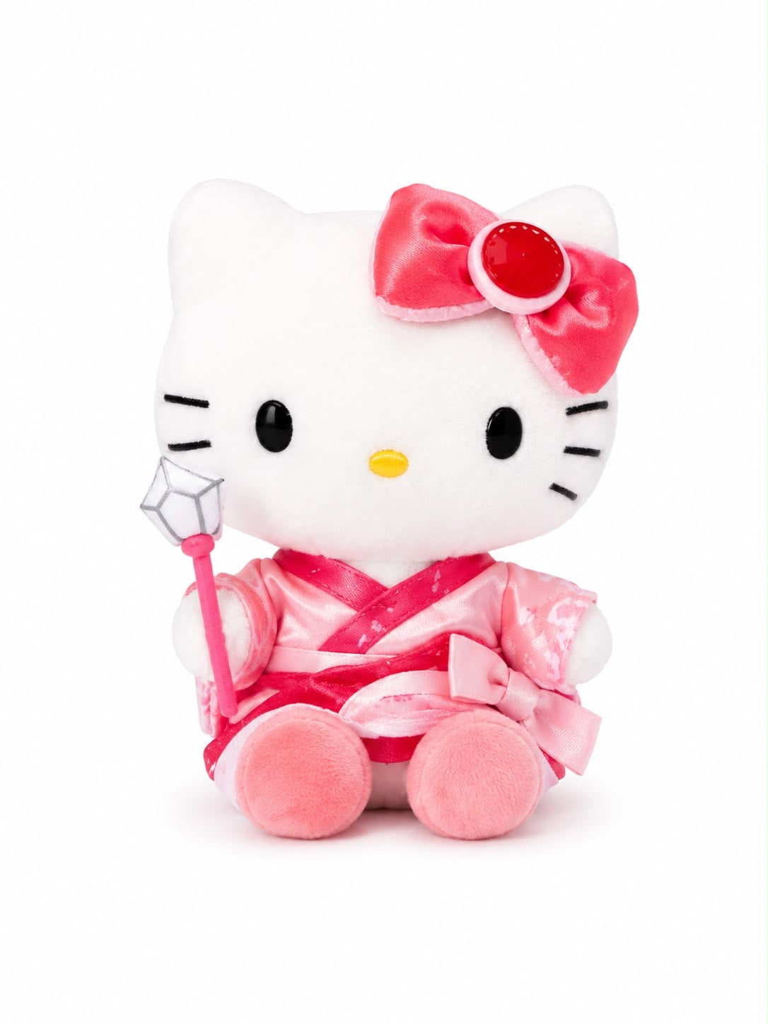 Hello Kitty Hanabi Japanese Sanrio Plush Keychain