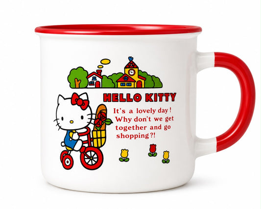 Hello Kitty Chunky Ceramic Japanese Sanrio Cup