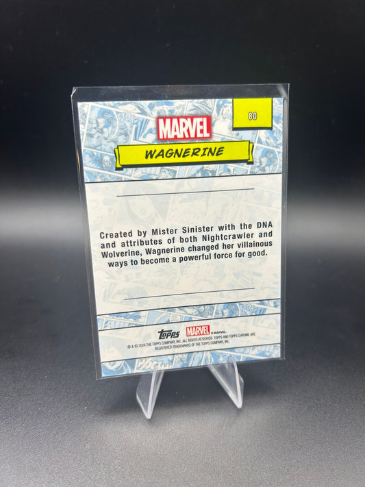 2024 Topps Chrome Marvel Wagnerine Sapphire Base