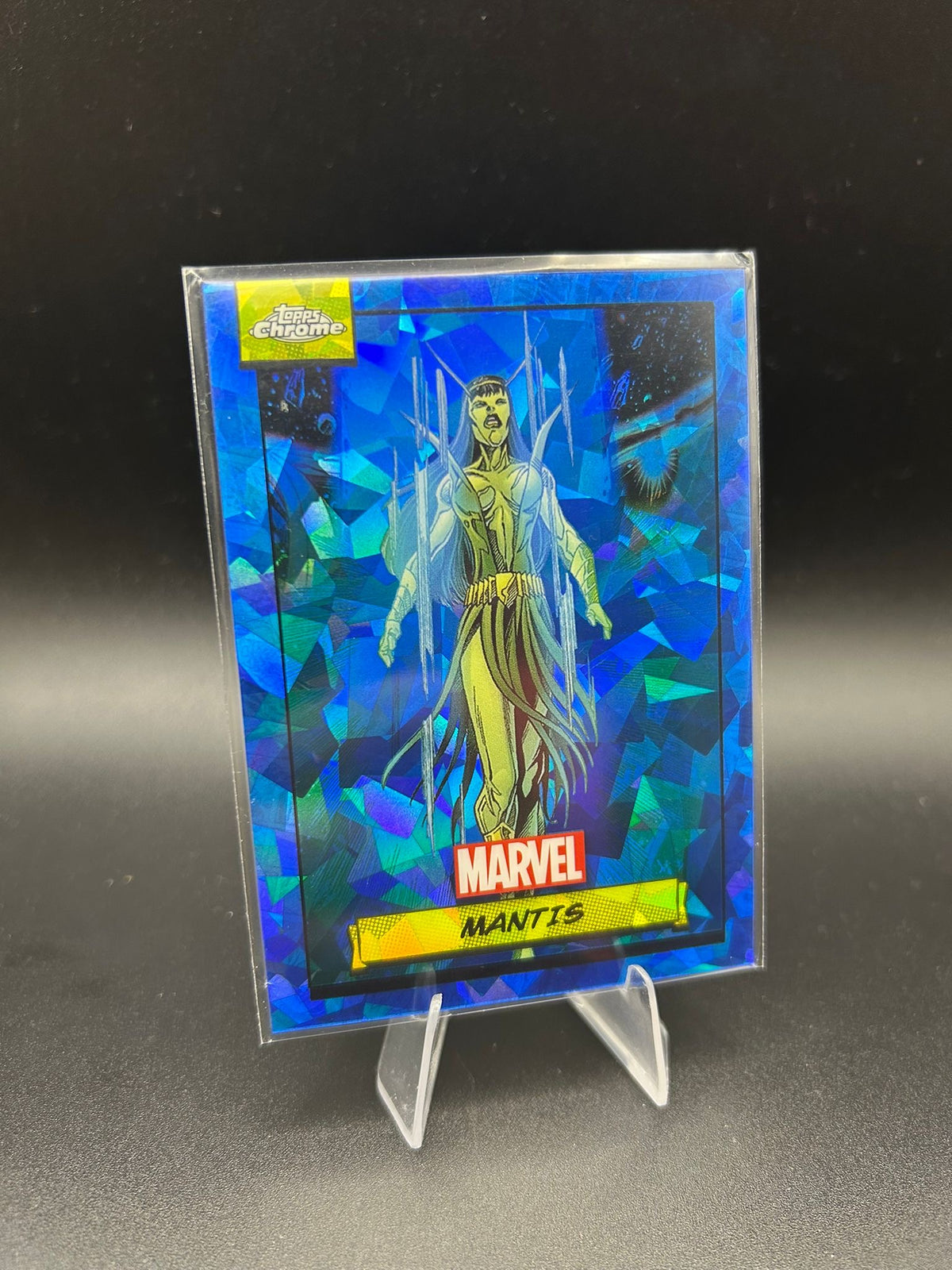 2024 Topps Chrome Marvel Mantis Sapphire Base