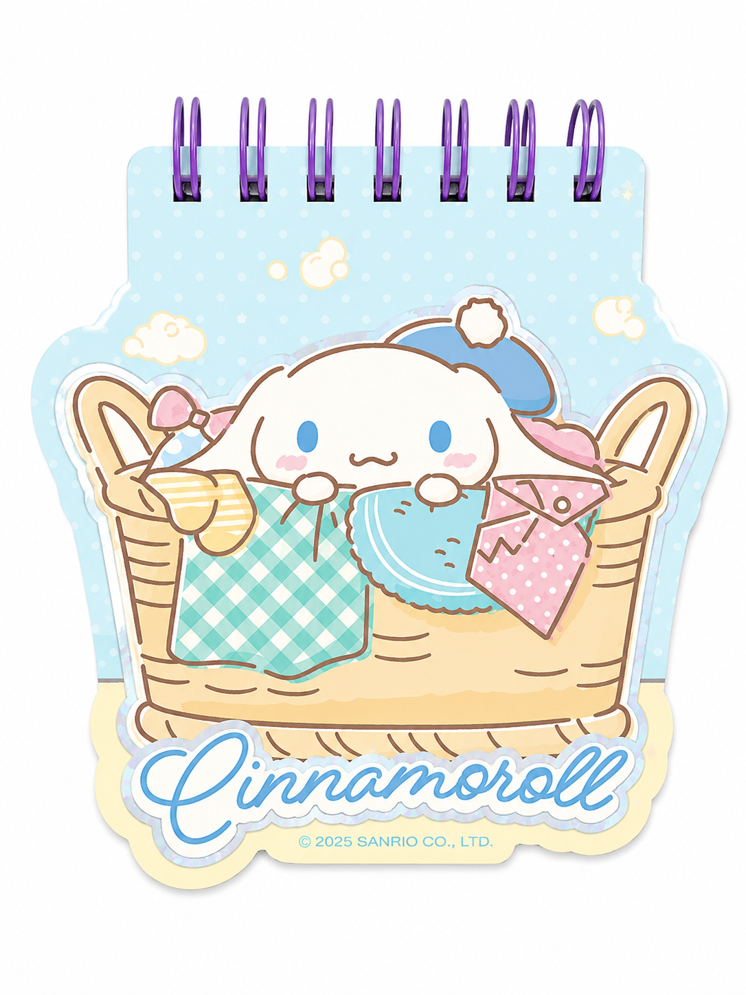 Cinnamoroll Sparkles Shaped Sanrio Notebook