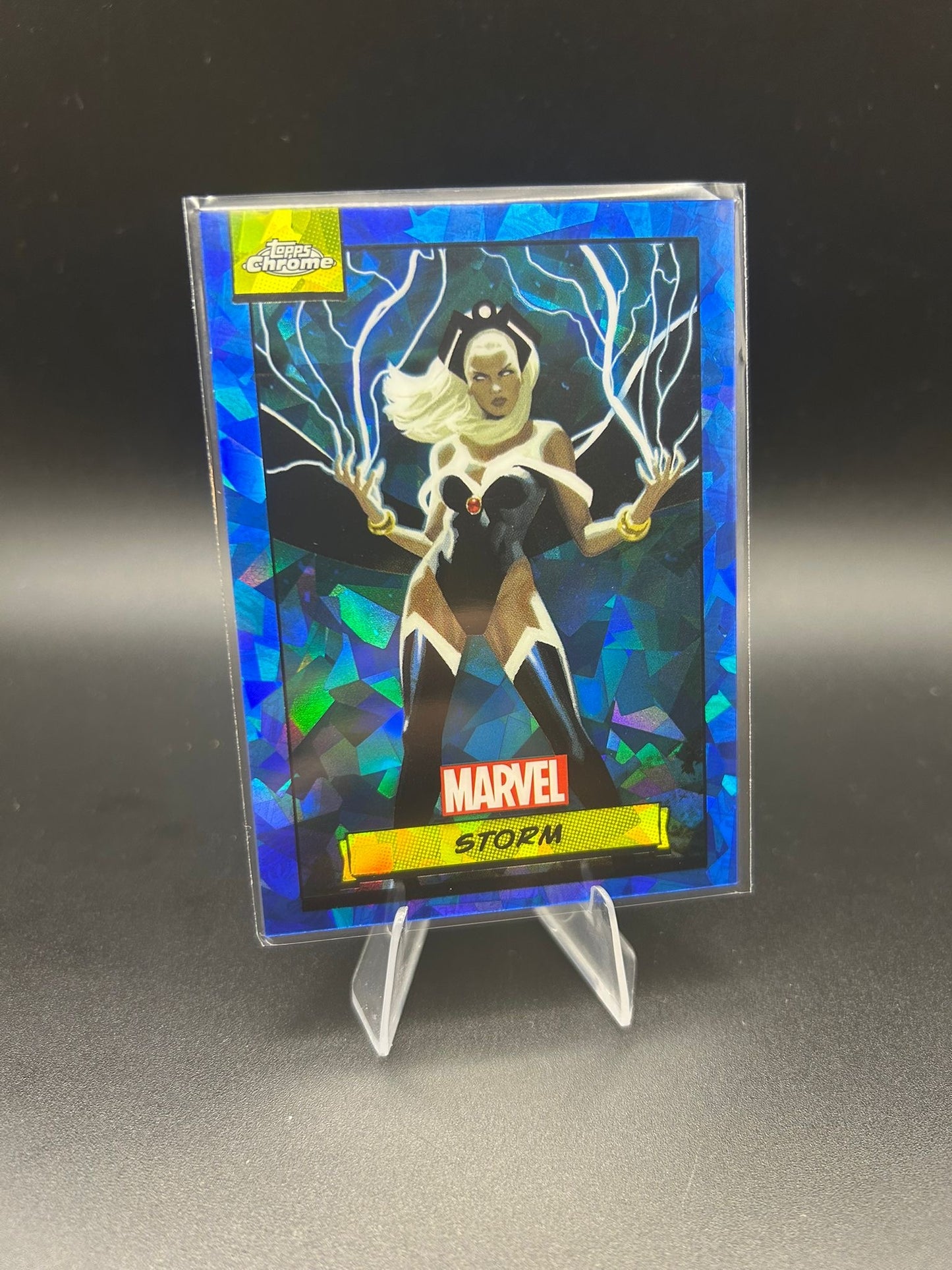 2024 Topps Chrome Marvel Storm Sapphire Base