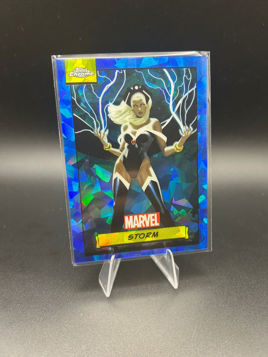 2024 Topps Chrome Marvel Storm Sapphire Base