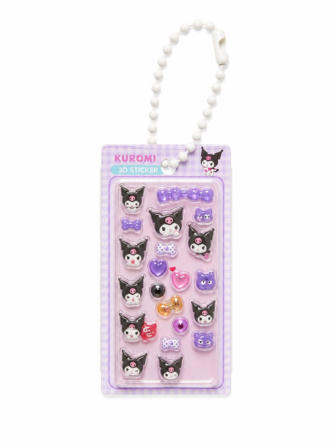 Miniature 3D Bubble Sanrio Sticker Keychain