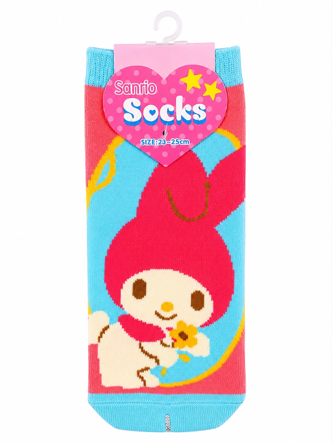 Melody Teal Fushia Pink 23-25cm Sanrio Socks