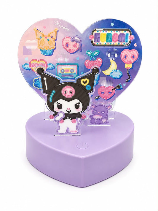 Kuromi LED Light Up Acrylic Display Mini Lamp Japanese Sanrio