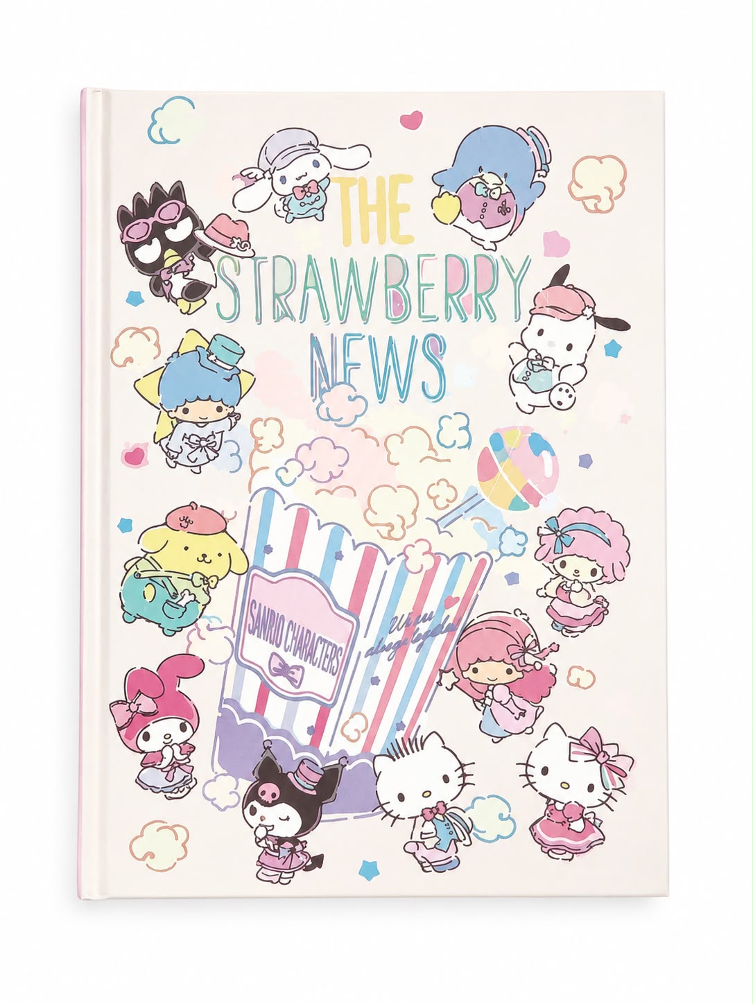 Strawberry News Hardback A5 Sanrio Notebook