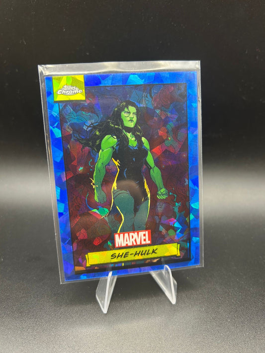2024 Topps Chrome Marvel She-Hulk Sapphire Base