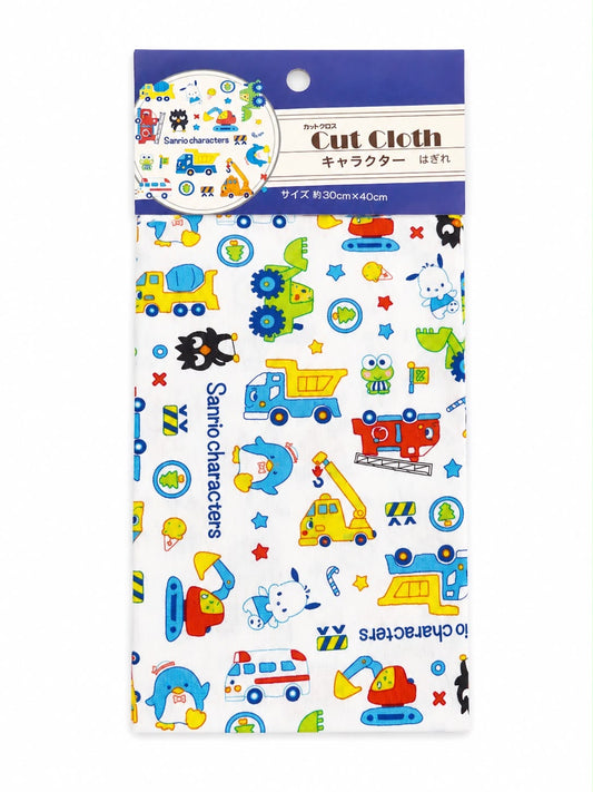 Sanrio White Construction DIY Japanese Sanrio Crafting Cloth Fabric