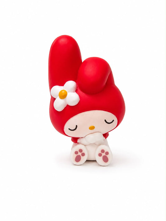 Red Sleep Melody Japanese Sanrio Mini Figure