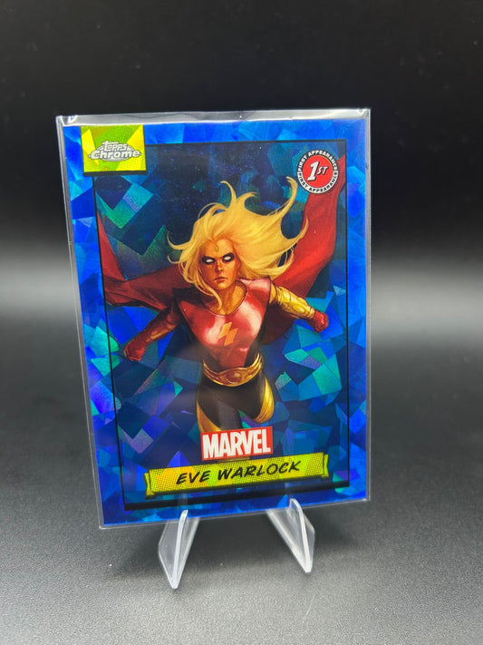 2024 Topps Chrome Marvel Eve Warlock Sapphire Base