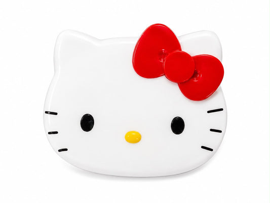 Hello Kitty Compact Mirror & Comb Japanese Sanrio Set