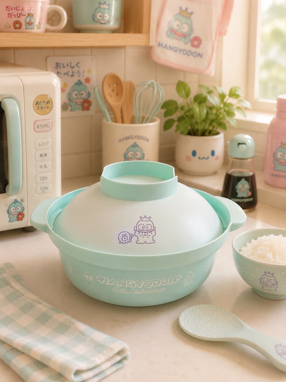 Hangyodon Mircowave Steam Bowl Japanese Sanrio Kitchen