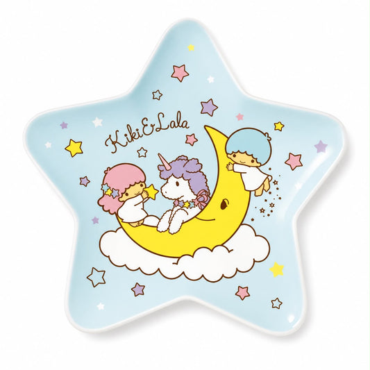 Twin Stars Blue Star-Shape Ceramic Japanese Sanrio Plate