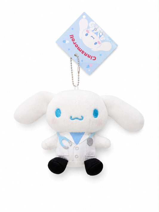 Cinnamoroll Doctor Japanese Sanrio Plush Keychain