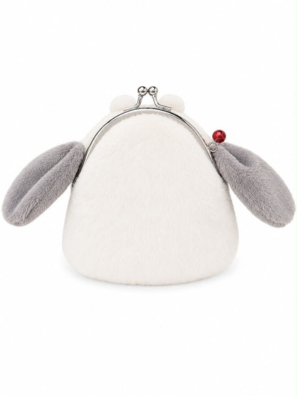Pochacco Face Japanese Sanrio Plush Coin Purse