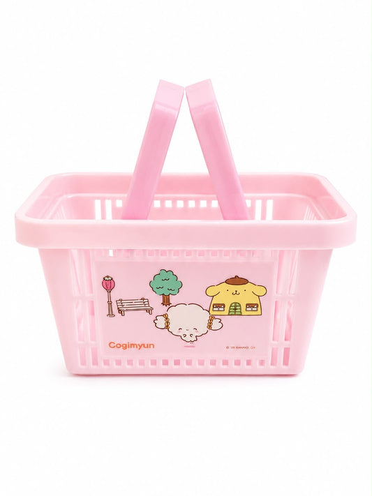 Sanrio Family Pink Japanese Sanrio Desk Storage Basket