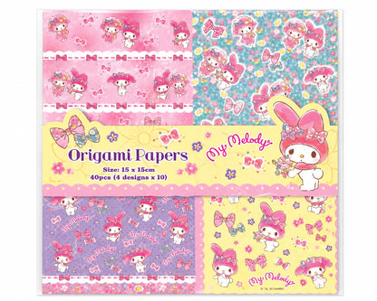 Colourful 15cm x 15cm Sanrio Origami Papers