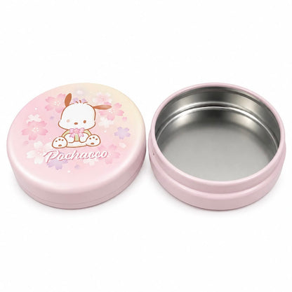 Pink Sakura Pochacco Mini Japanese Sanrio Storage Tin