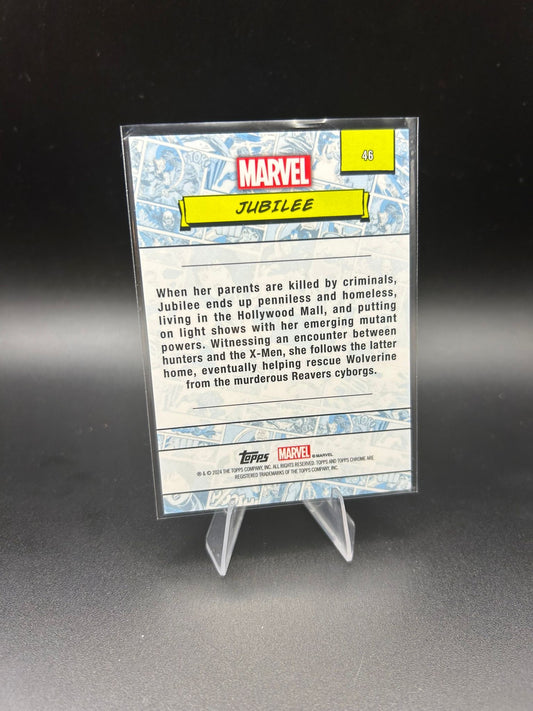 2024 Topps Chrome Marvel Jubilee Sapphire Base