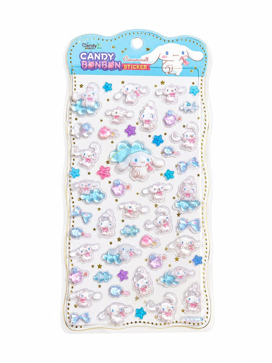 Cinnamoroll 3D Bubble Sanrio Sticker Sheet