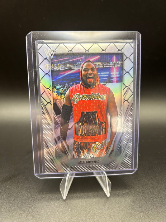2026 WWE Topps Chrome Angelo Dawkins /37 Steel Cage