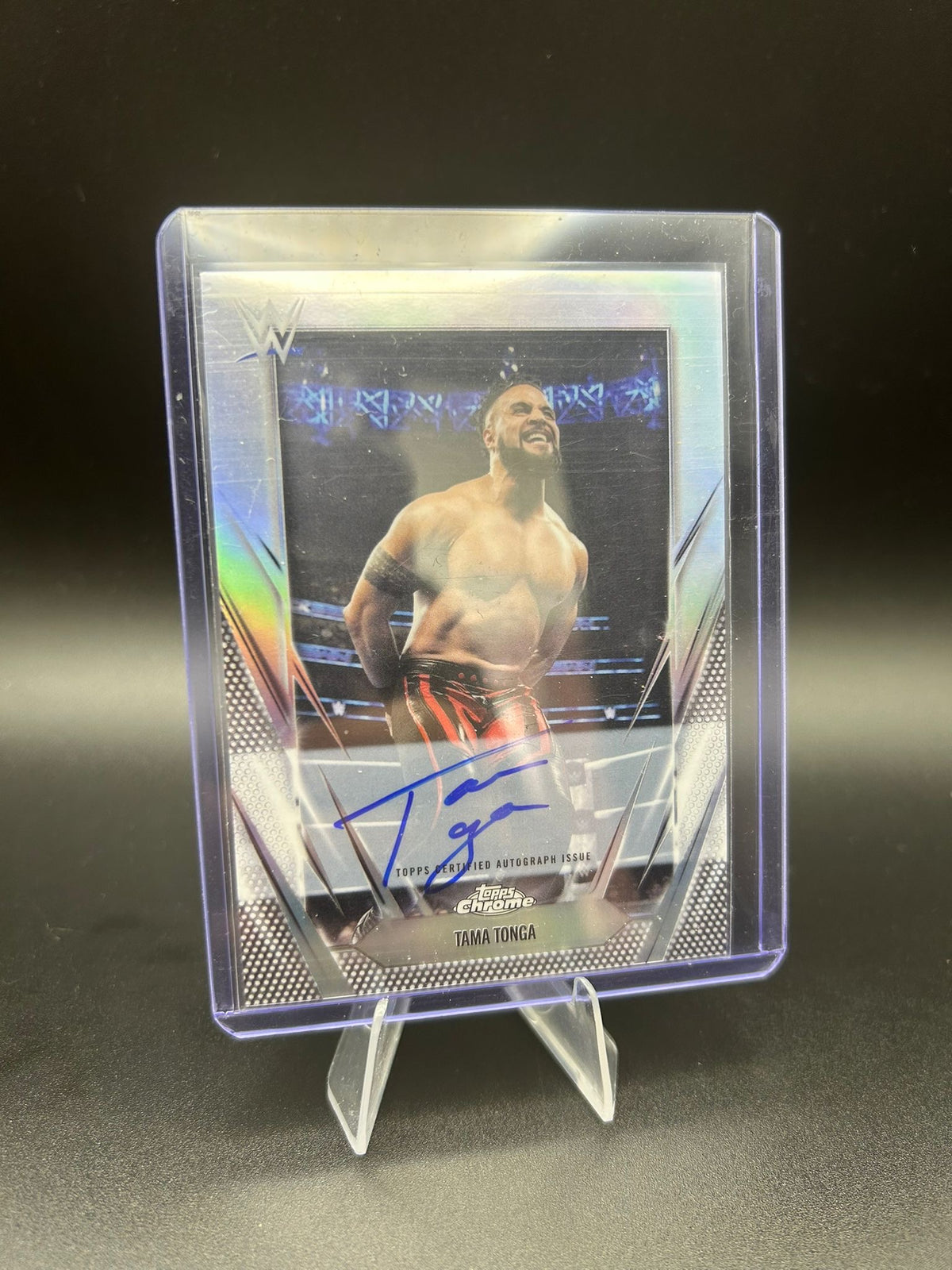 2026 WWE Topps Chrome Tama Tonga Auto Refractor