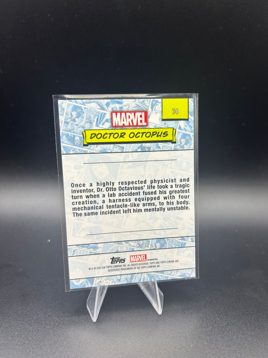 2024 Topps Chrome Marvel Doctor Octopus Sapphire Base