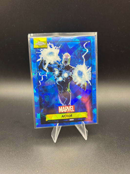 2024 Topps Chrome Marvel Nova Sapphire Base