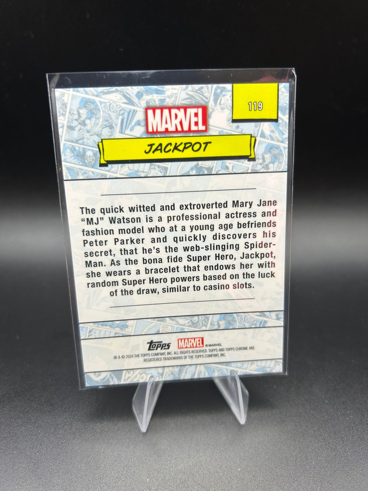 2024 Topps Chrome Marvel Jackpot Sapphire Base