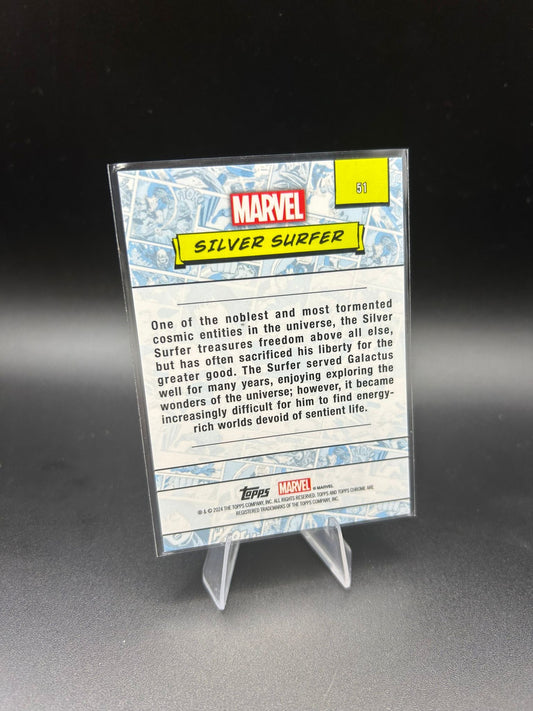 2024 Topps Chrome Marvel Silver Surfer Sapphire Base