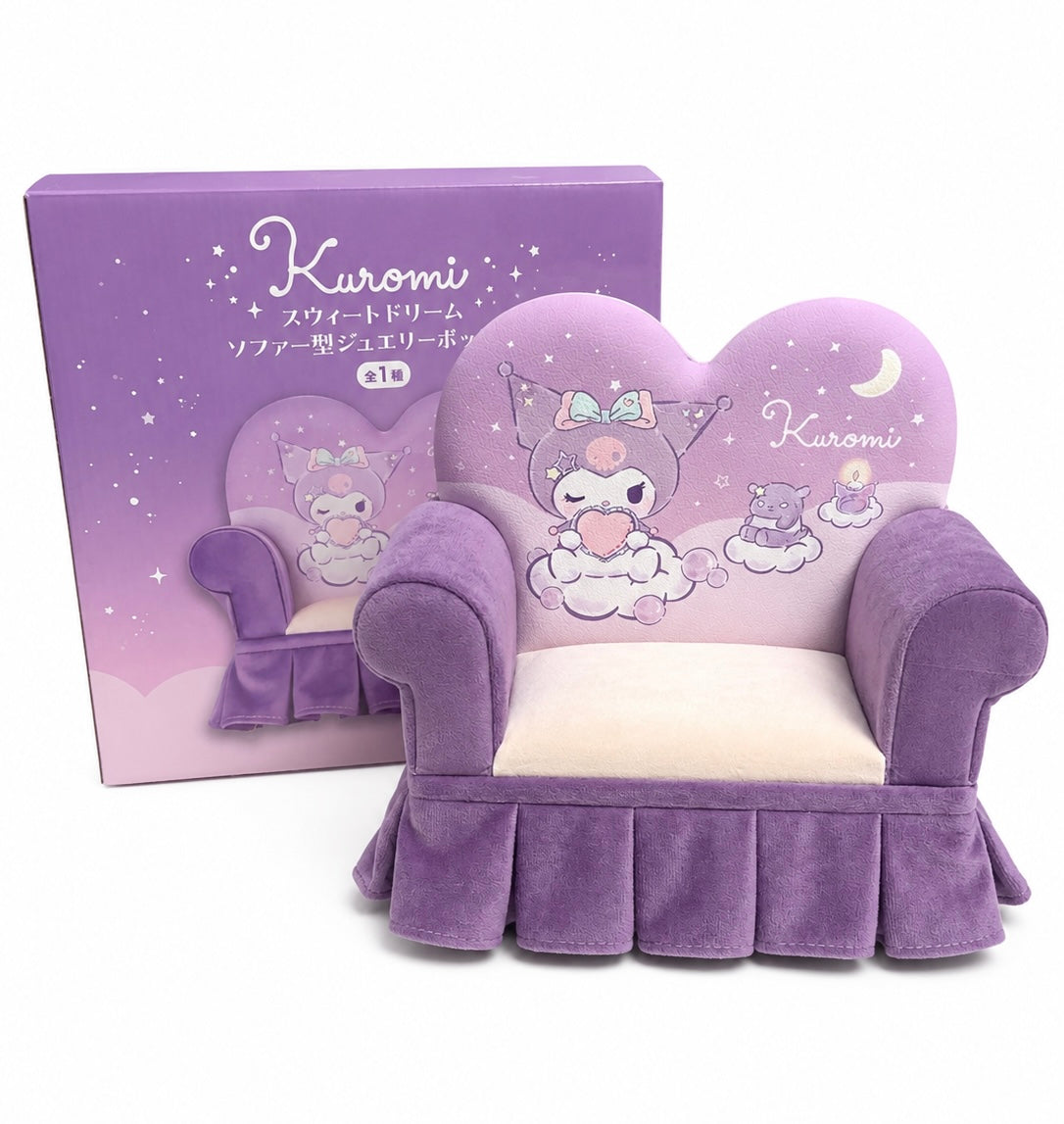 Kuromi Purple Couch Japanese Sanrio Jewellery Box