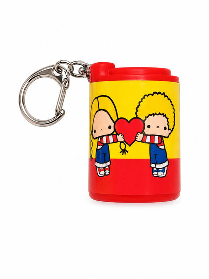 Patty & Jimmy Coin Dispenser Storage Japanese Sanrio Keychain