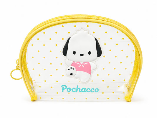 Pochacco Yellow PVC Japanese Sanrio Storage Pouch