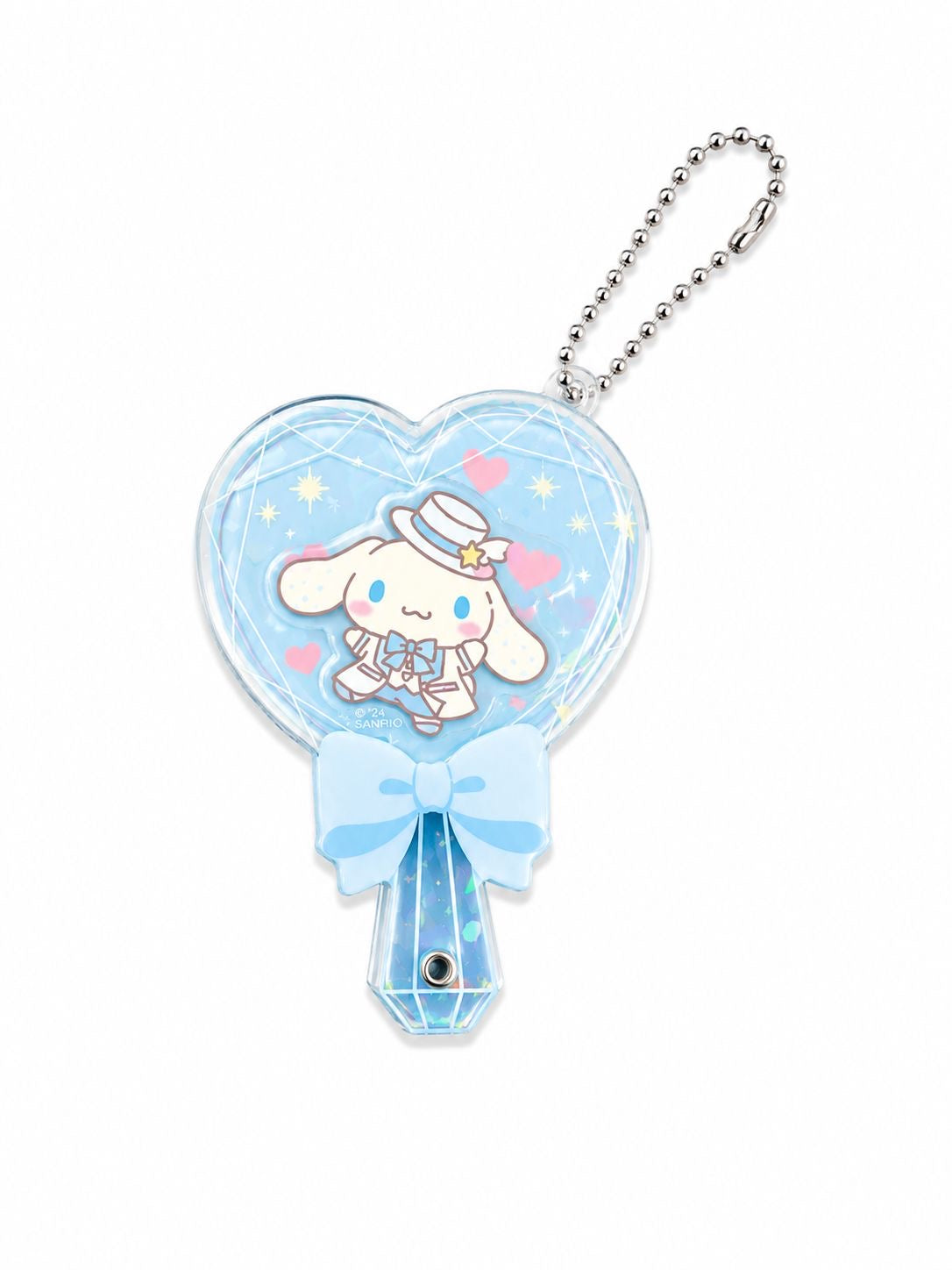 Cinnamoroll Heart Acrylic Shaker Japanese Sanrio Keychain