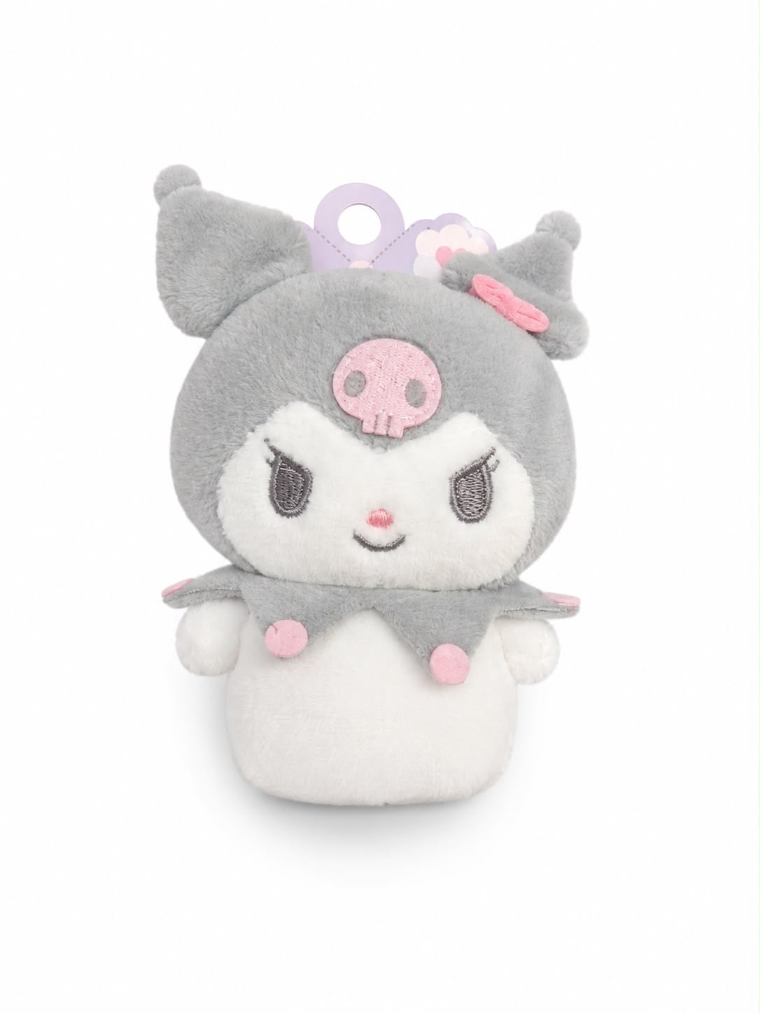 Grey Kuromi Japanese Sanrio Plush Finger Puppet/Pen Topper