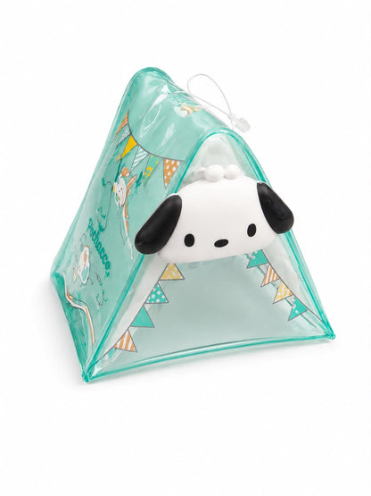 Pochacco PVC Tent Japanese Sanrio Keychain