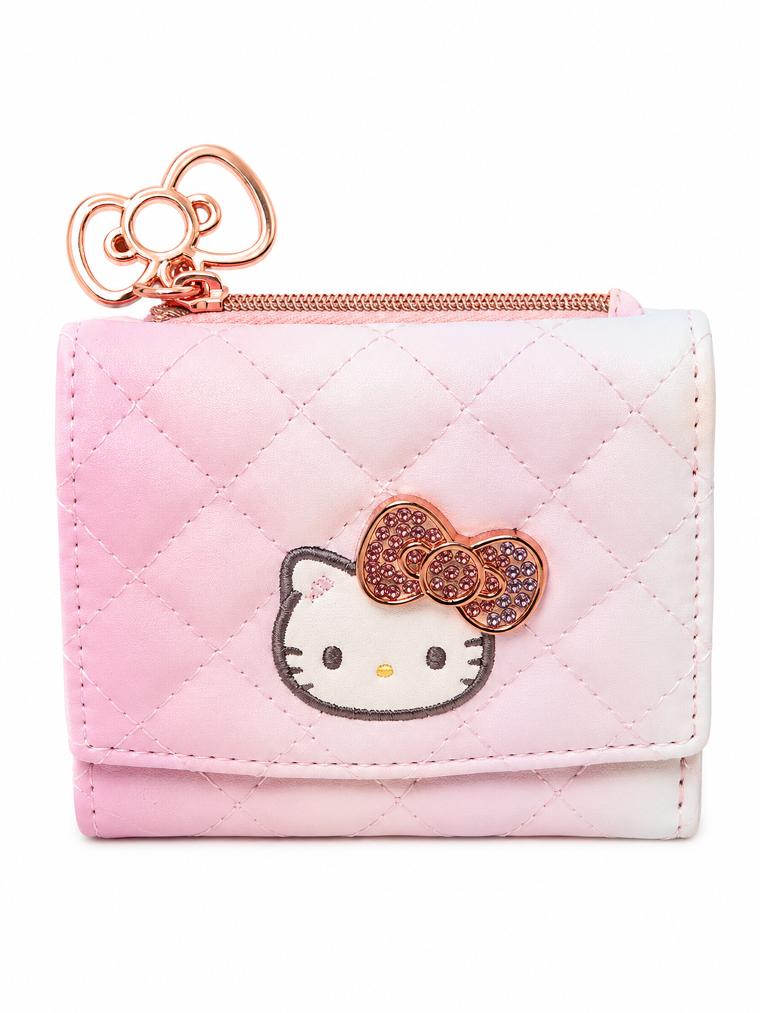 Hello Kitty Pink Bling Japanese Sanrio Clutch Coin Purse