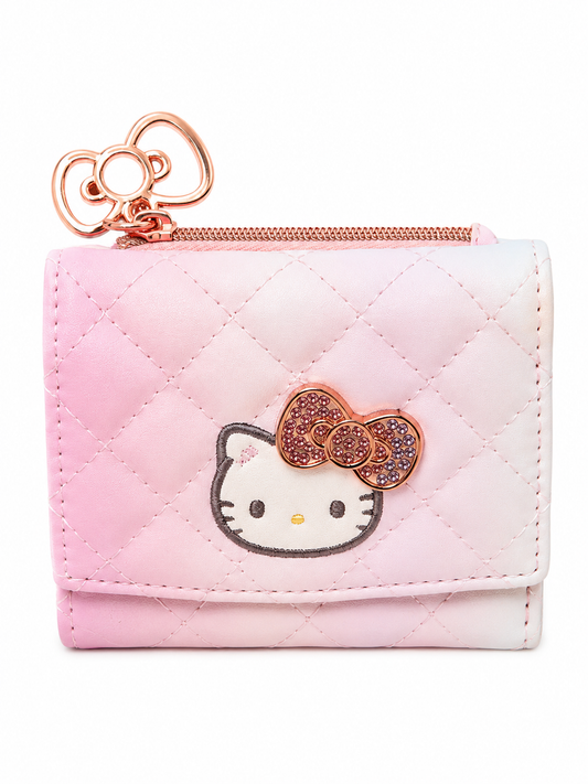Hello Kitty Pink Bling Japanese Sanrio Clutch Coin Purse