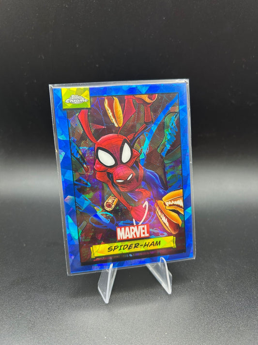 2024 Topps Chrome Marvel Spider-Ham Sapphire Base