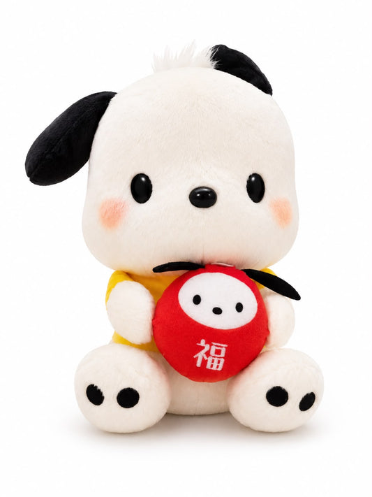 Pochacco Red Fortune Japanese Sanrio Plush