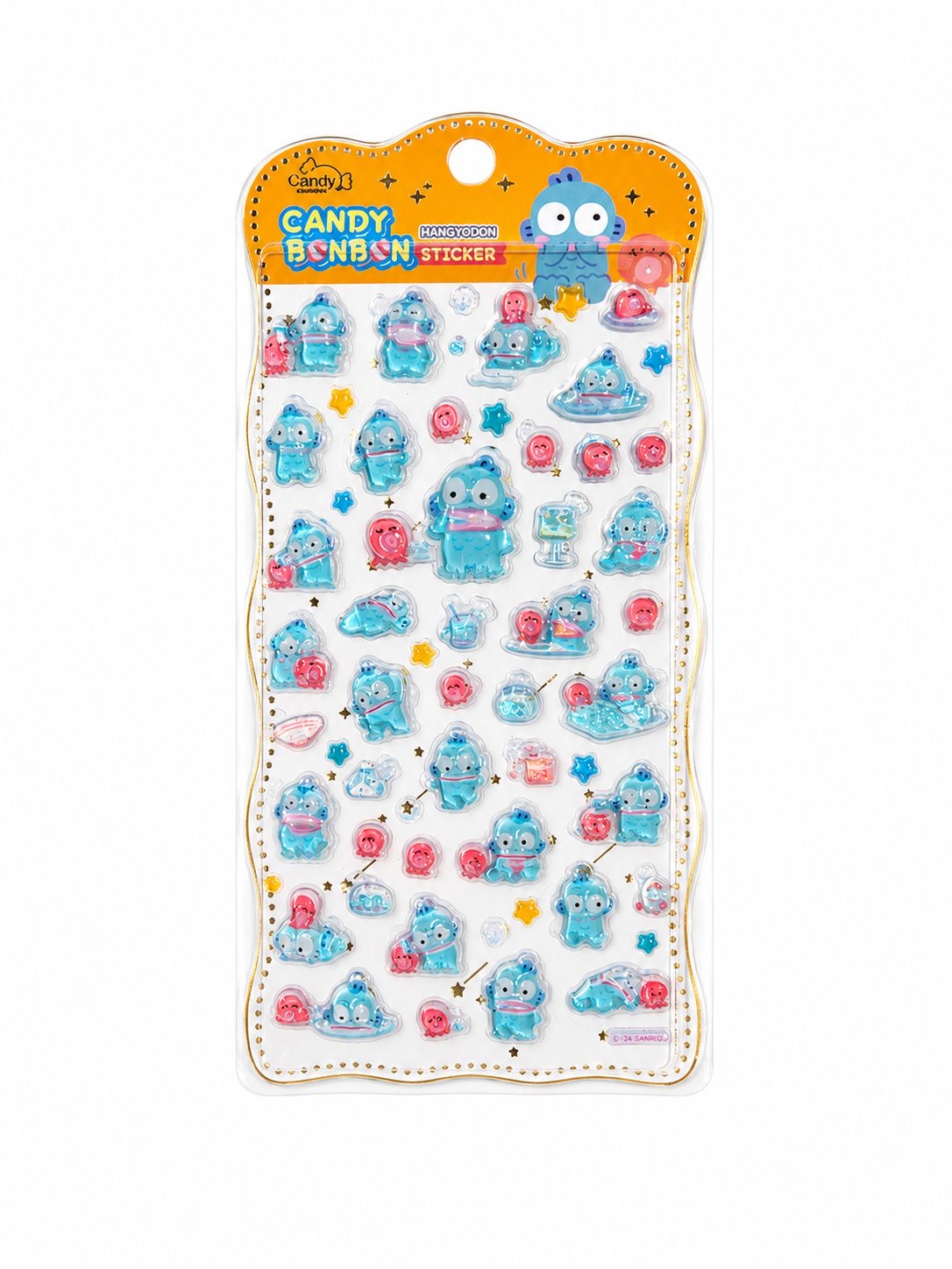 Hangyodon 3D Bubble Sanrio Sticker Sheet