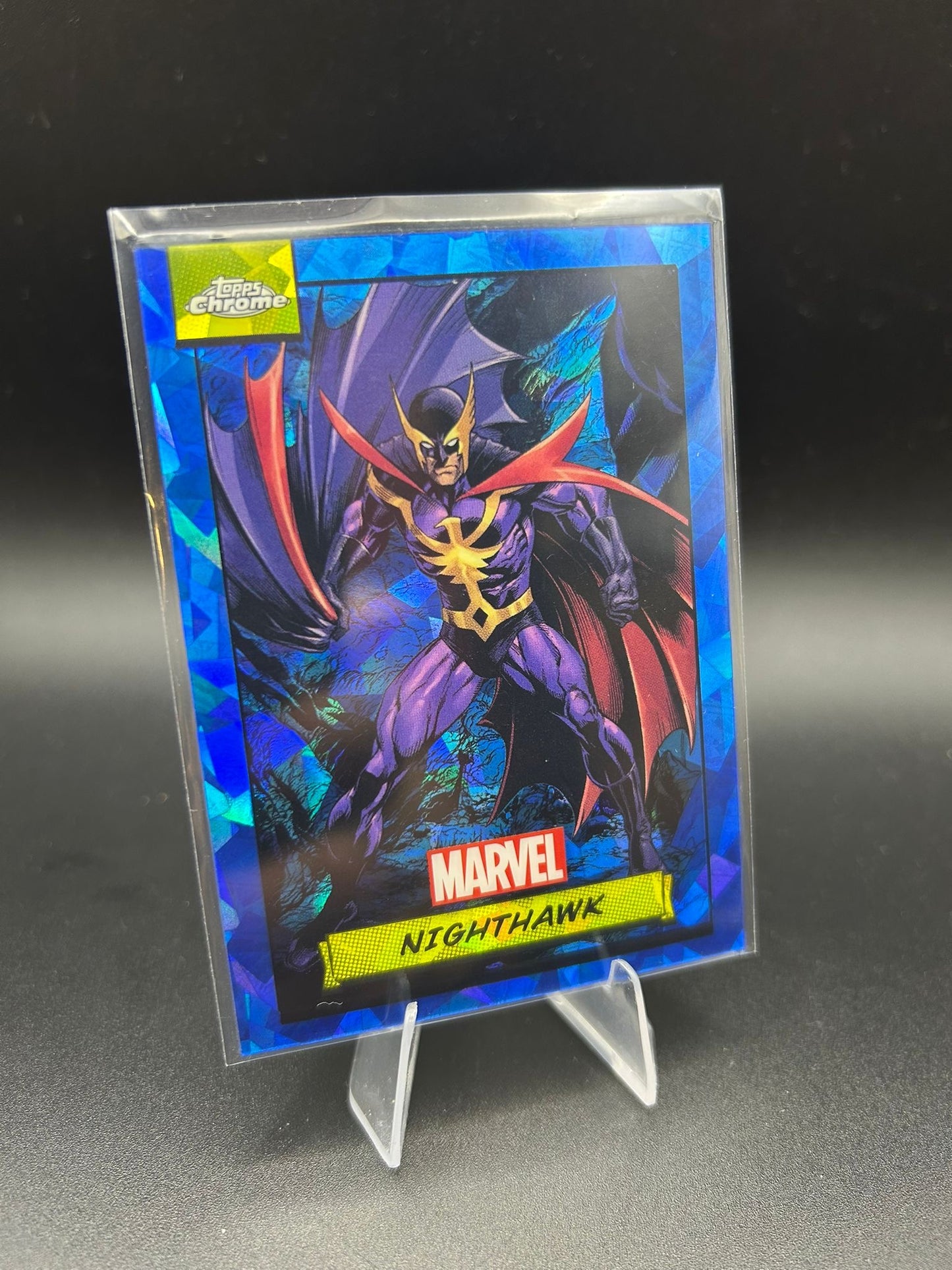 2024 Topps Chrome Marvel Nighthawk Sapphire Base