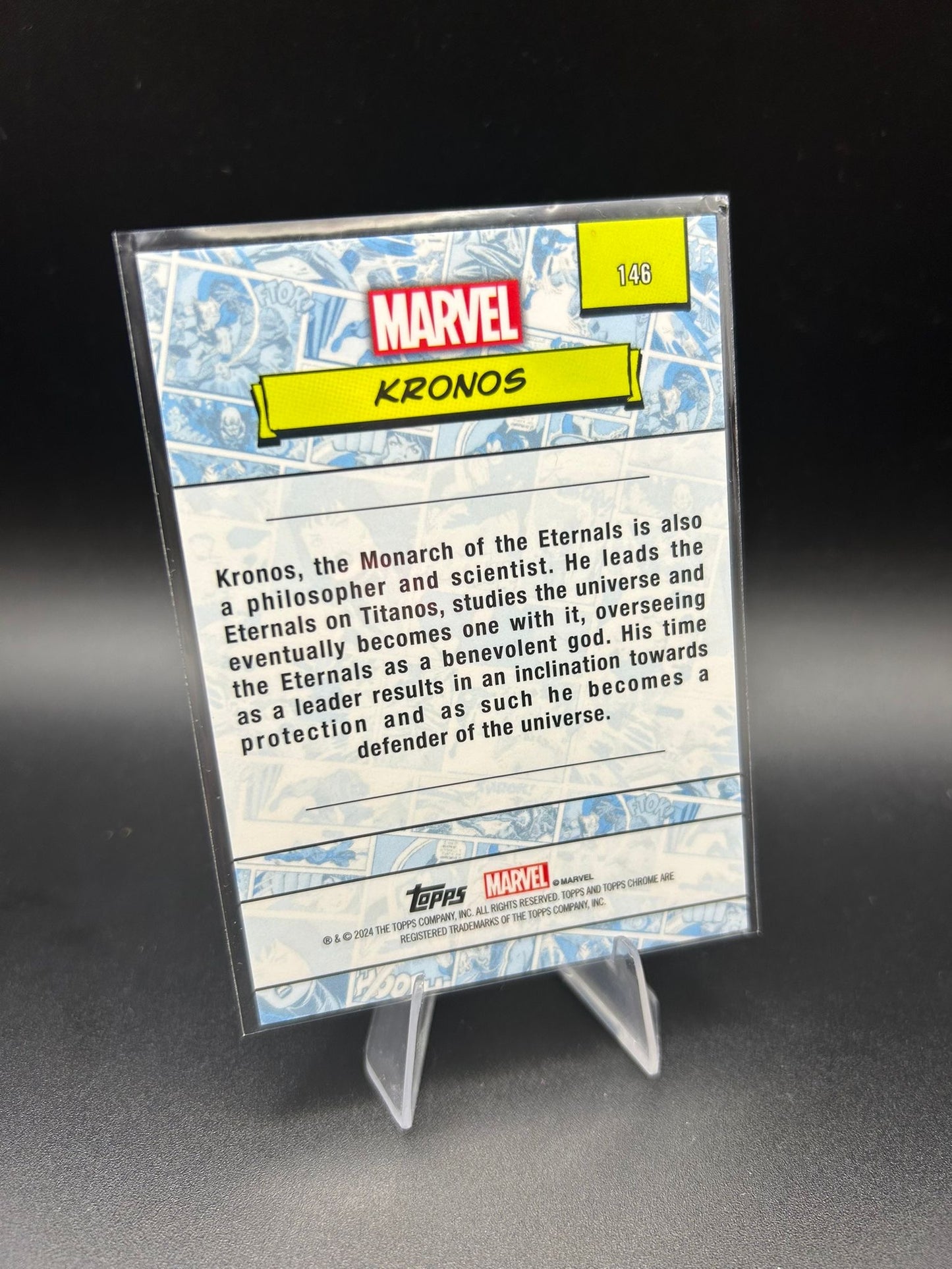 2024 Topps Chrome Marvel Kronos Sapphire Base
