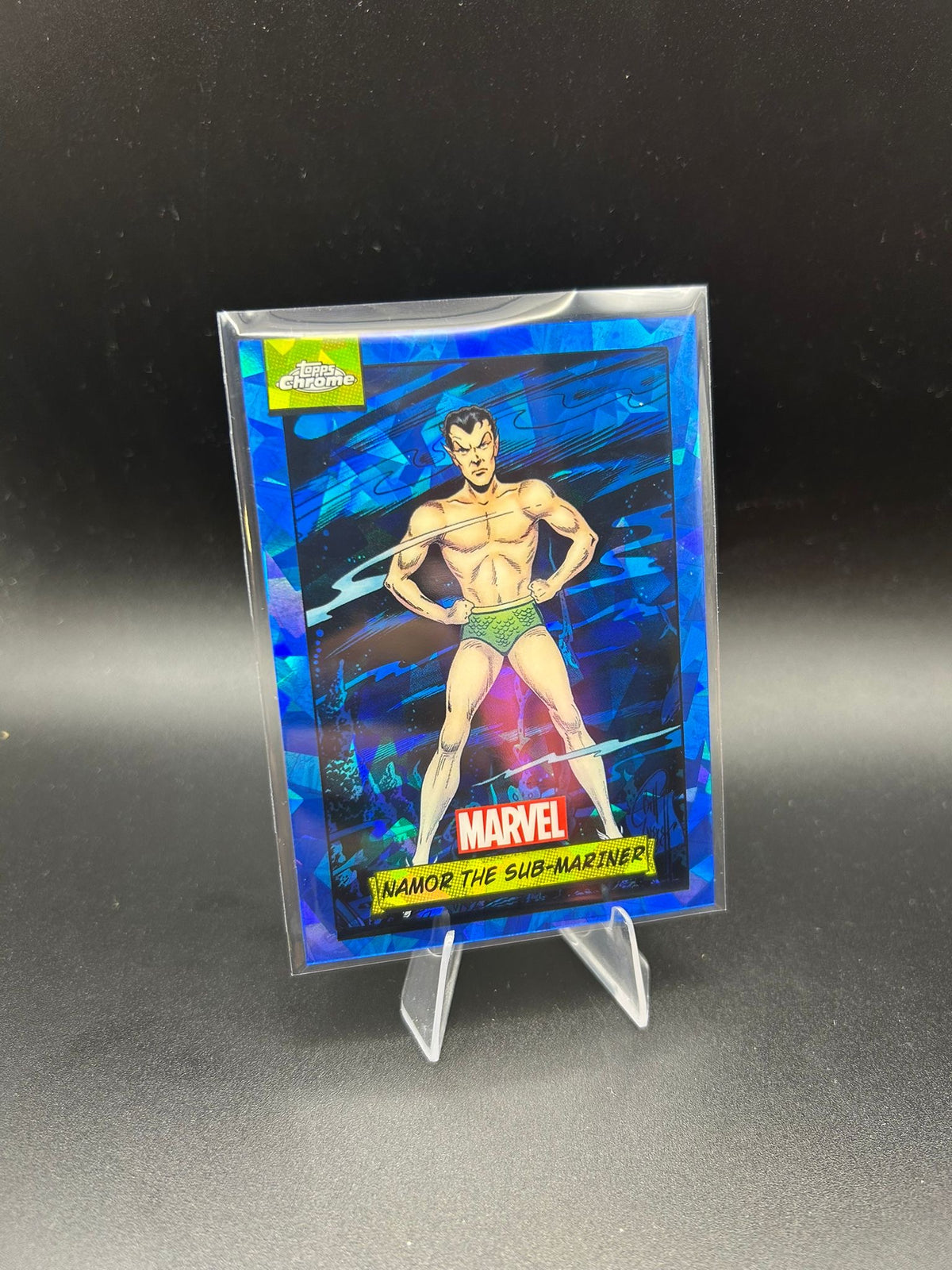 2024 Topps Chrome Marvel Namor The Sub-Mariner Sapphire Base