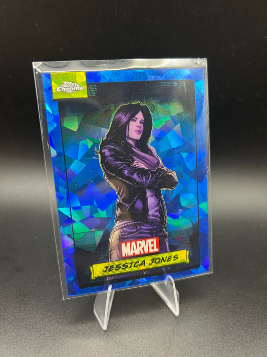 2024 Topps Chrome Marvel Jessica Jones Sapphire Base