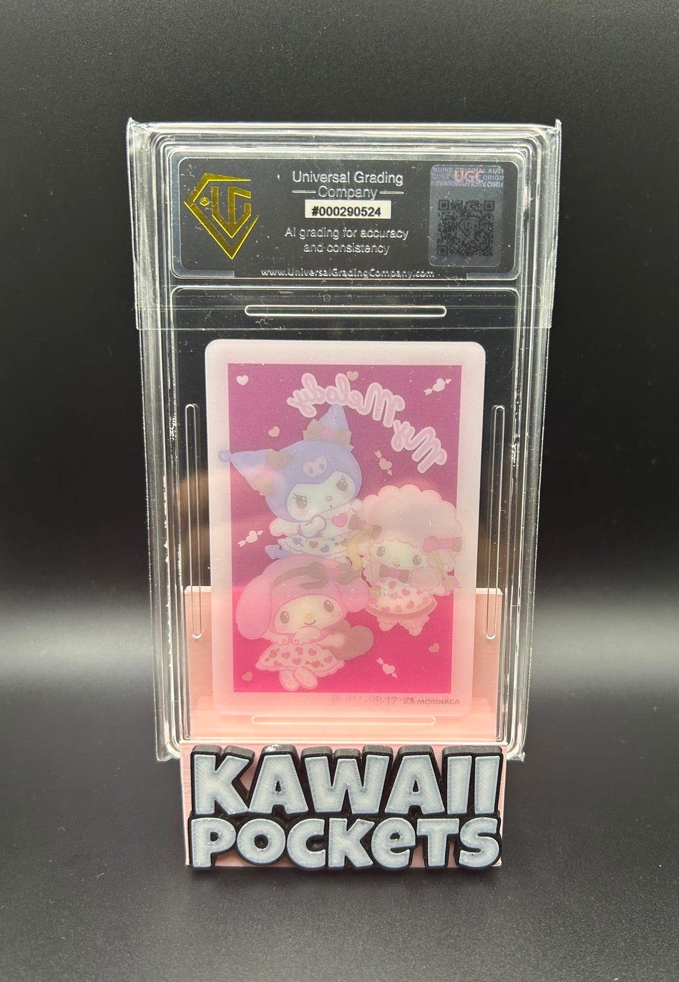 2022 Morinaga My Melody Vol.1 | No.17 Japanese Sanrio Wafer Card UGC Graded 9.5 Mint+ Slab