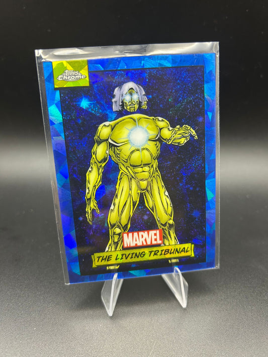 2024 Topps Chrome Marvel The Living Tribunal Sapphire Base